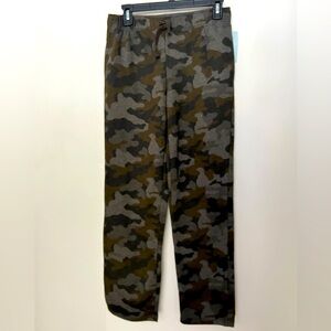 Cat & Jack green camo print pants